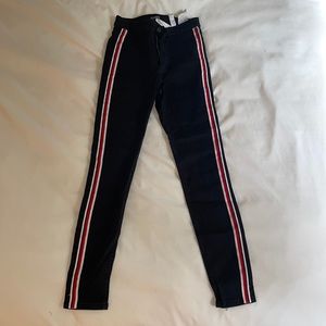 Zara black detailed jeans 🖍️